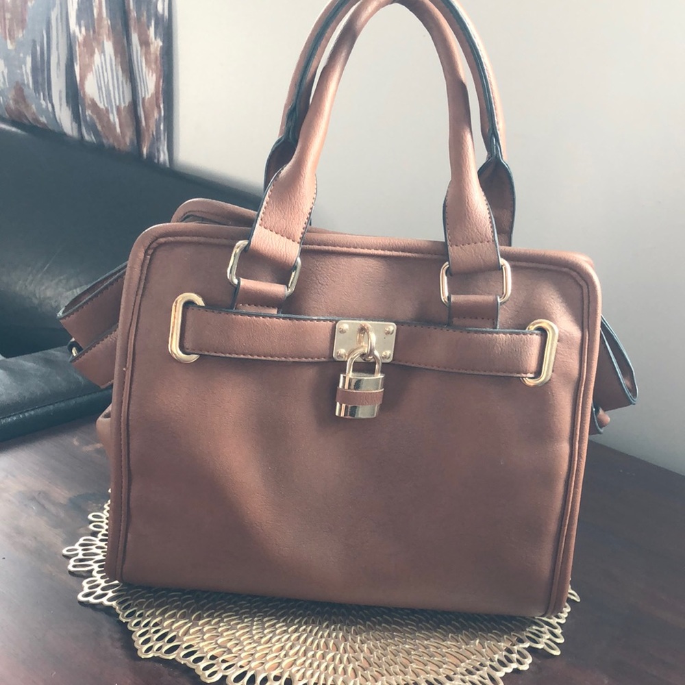 Brown “leather” purse